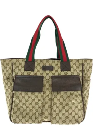 Gucci Pre-owned, Kobieta, brązowy, ONE SIZE, Pre-owned Canvas gucci-bags