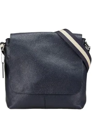 Coach Pre-owned, Kobieta, Niebieski, ONE SIZE, Skóra, Pre-owned Leather crossbody-bags
