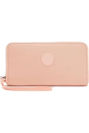 Kipling Akcesoria, Kobieta, Różowy, ONE SIZE, Portfel z zamknięciem na zamek błyskawiczny i wieloma przegródkami