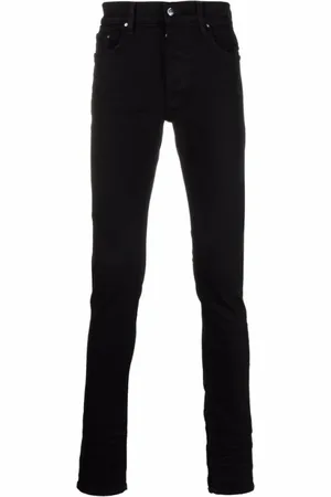 AMIRI Jeansy, Mężczyzna, Czarny, W29, Czarne Skinny Cut Ripped Jeansy