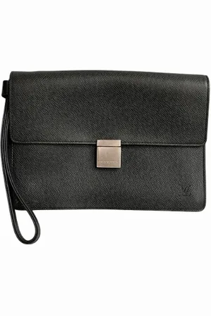LOUIS VUITTON Pre-owned, Mężczyzna, Czarny, ONE SIZE, Skóra, Pre-owned Leather clutches