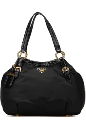 Prada Pre-owned, Kobieta, Czarny, ONE SIZE, Nylon, Pre-owned Nylon totes