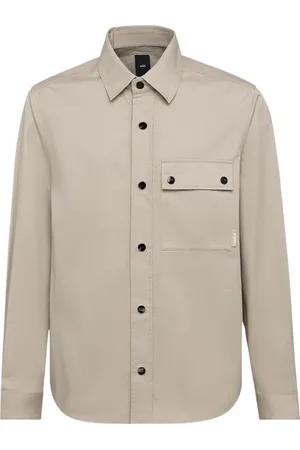 add Kurtki, Mężczyzna, Beżowy, 2XL, Bawełna, Overshirt