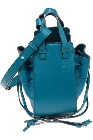 Loewe Pre-owned, Kobieta, Niebieski, ONE SIZE, Skóra, Pre-owned Skórzane torebki