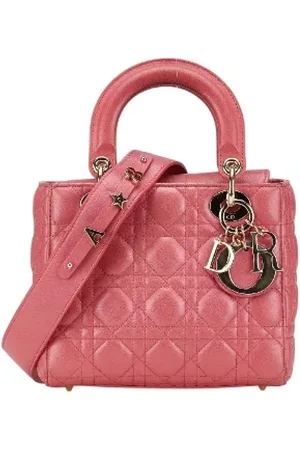 Dior Pre-owned, Kobieta, Różowy, ONE SIZE, Skóra, Pre-owned Skórzane torebki