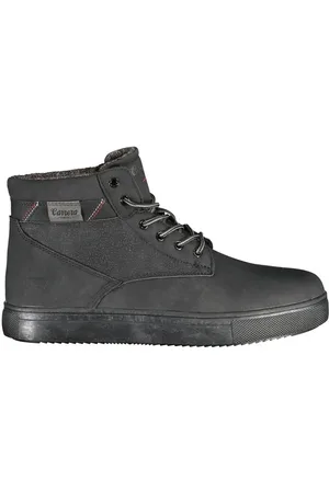 Carrera Buty, Mężczyzna, Czarny, 40 EU, Poliester, Eleganckie czarne buty z kontrastującymi detalami