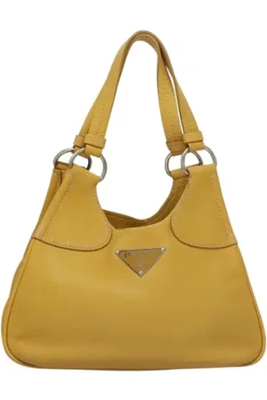 Prada Pre-owned, Kobieta, Żółty, ONE SIZE, Skóra, Pre-owned Leather prada-bags
