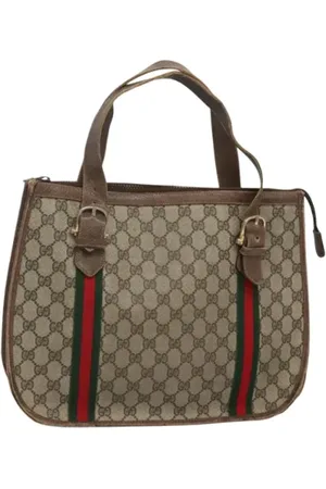 Gucci Pre-owned, Kobieta, Beżowy, ONE SIZE, Skóra, Pre-owned Skórzane torebki