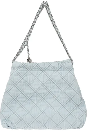 Tory Burch Torebki, Kobieta, Niebieski, ONE SIZE, Denim, Denim Hobo Torba