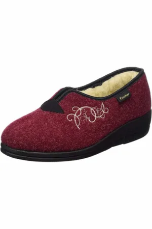Fischer Buty, Kobieta, Czerwony, 43 EU, Damskie Kapcie - Styl 00090009