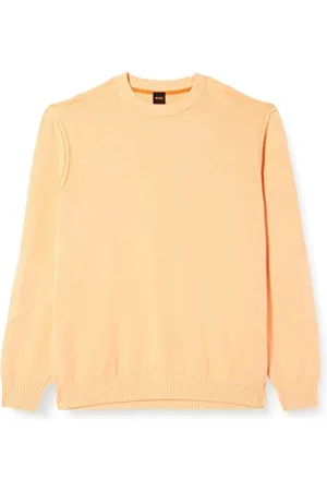 HUGO BOSS Swetry, Mężczyzna, Beżowy, L, Sweter Kurtka