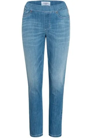 Cambio Jeansy, Kobieta, Niebieski, M, Stylowe Spodnie Philia Capri