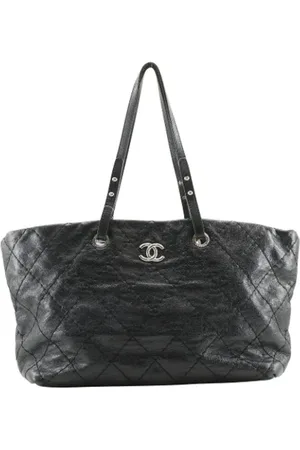 CHANEL Pre-owned, Kobieta, Czarny, ONE SIZE, Skóra, Pre-owned Leather totes