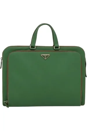 Prada Pre-owned, Kobieta, Zielony, ONE SIZE, Skóra, Pre-owned Leather prada-bags