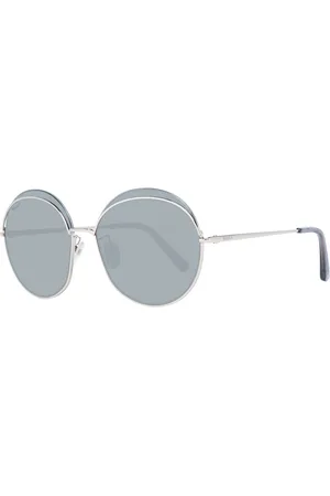Bally Akcesoria, Kobieta, Żółty, ONE SIZE, Różowe Złoto Okulary Przeciwsłoneczne Styl Okrągły
