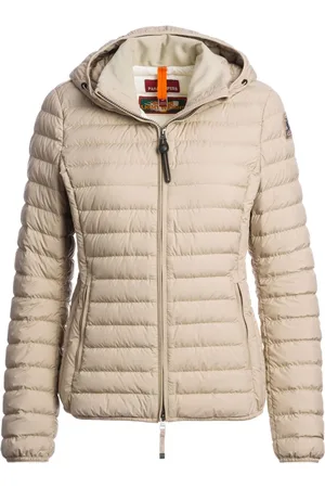Parajumpers Kurtki, Kobieta, brązowy, L, Pikowana Kamelowa Kurtka Styl Juliet