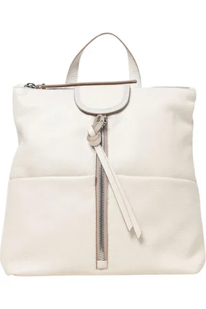 Gianni chiarini Torebki, Kobieta, Beżowy, ONE SIZE, Elegancki skórzany plecak z regulowanymi paskami