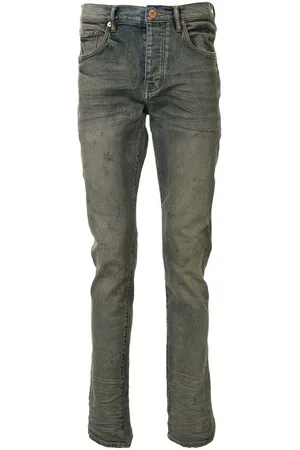 Purple Brand Jeansy, Mężczyzna, Niebieski, W32, Stonewashed Slim Niebieskie Jeansyy