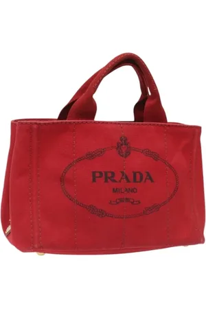 Prada Pre-owned, Kobieta, Czerwony, ONE SIZE, Pre-owned Canvas prada-bags
