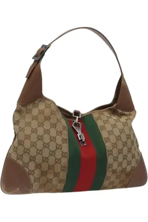 Gucci Pre-owned, Kobieta, Beżowy, ONE SIZE, Skóra, Pre-owned Canvas gucci-bags