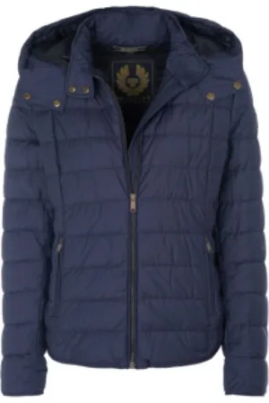 Belstaff Kurtki, Kobieta, Niebieski, L, Czasowa Kurtka na Co Dzień