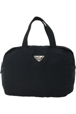 Prada Pre-owned, Kobieta, Niebieski, ONE SIZE, Nylon, Pre-owned Nylon handbags