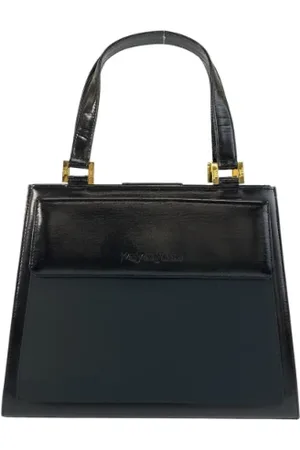 Saint Laurent Pre-owned, Kobieta, Czarny, ONE SIZE, Skóra, Pre-owned Skórzane torebki