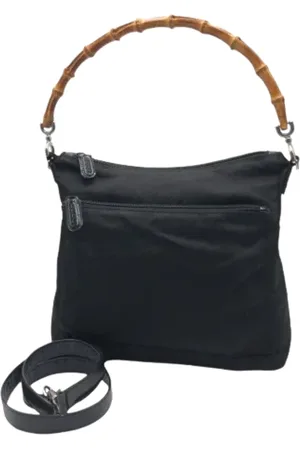 Gucci Pre-owned, Kobieta, Czarny, ONE SIZE, Nylon, Pre-owned Canvas handbags