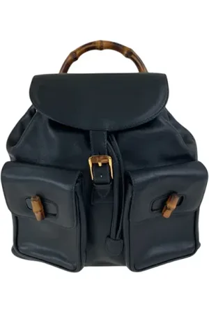 Gucci Pre-owned, Kobieta, Czarny, ONE SIZE, Skóra, Pre-owned Leather backpacks