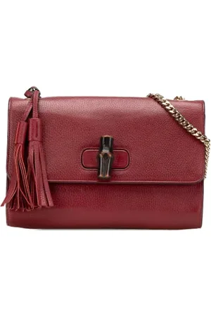 Gucci Pre-owned, Kobieta, Czerwony, ONE SIZE, Skóra, Pre-owned Leather crossbody-bags