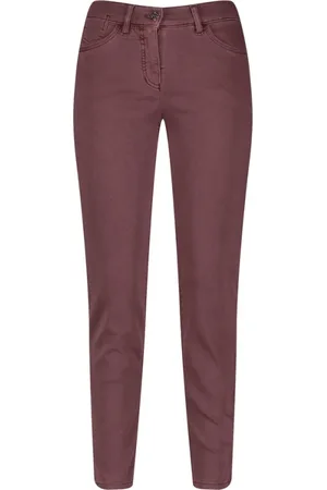 Gerry Weber Spodnie, Kobieta, brązowy, S, Stylowe Spodnie Materiałowe