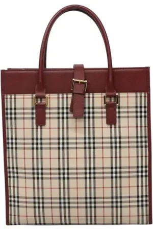 Burberry Pre-owned, Kobieta, Beżowy, ONE SIZE, Skóra, Pre-owned Canvas handbags