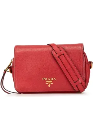 Prada Pre-owned, Kobieta, Czerwony, ONE SIZE, Skóra, Pre-owned Leather crossbody-bags