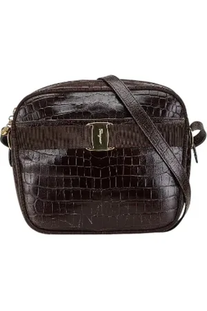 Salvatore Ferragamo Pre-owned, Kobieta, brązowy, ONE SIZE, Skóra, Pre-owned Leather crossbody-bags