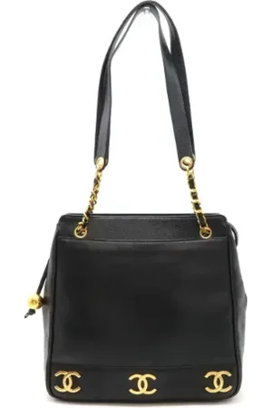 CHANEL Pre-owned, Kobieta, Czarny, ONE SIZE, Skóra, Pre-owned Leather totes