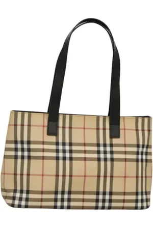 Burberry Pre-owned, Kobieta, Beżowy, ONE SIZE, Skóra, Pre-owned Skórzane torebki