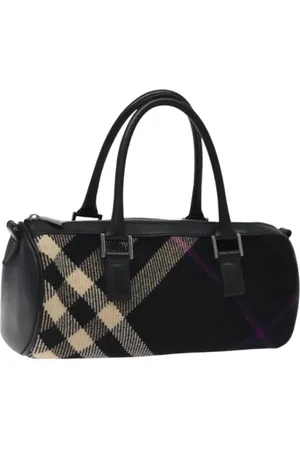 Burberry Pre-owned, Kobieta, Czarny, ONE SIZE, Skóra, Pre-owned Canvas handbags