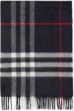 Burberry Akcesoria, Kobieta, Niebieski, ONE SIZE, Elegancki Szalik do Stylowych Outfitów