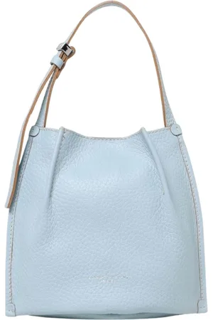 Gianni chiarini Torebki, Kobieta, Niebieski, ONE SIZE, Niebieska skórzana torba na ramię