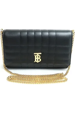 Burberry Pre-owned, Kobieta, Czarny, ONE SIZE, Skóra, Pre-owned skórzane torby na ramię