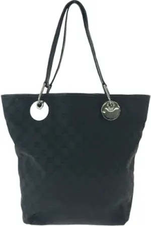 Gucci Pre-owned, Kobieta, Czarny, ONE SIZE, Pre-owned Canvas totes