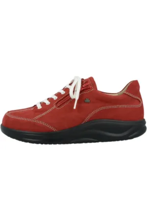 Finn Buty, Kobieta, Czerwony, 38 EU, Czerwone Buty na sznurówki
