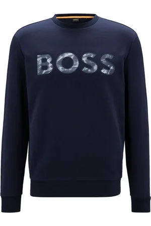 HUGO BOSS Bluzy, Mężczyzna, Niebieski, L, Eleganckie Koszule dla Mężczyzn