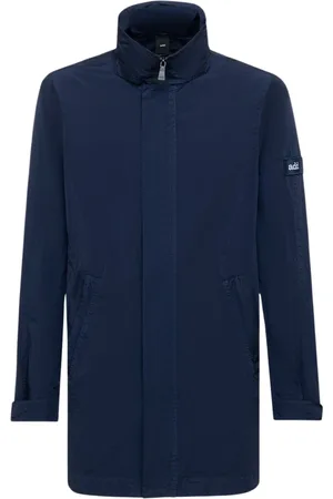 add Płaszcze, Mężczyzna, Niebieski, S, Nylon, Garment-Dyed Parka