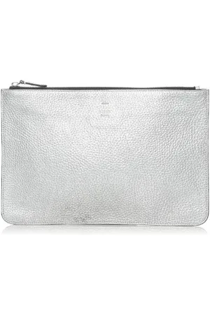 Fendi Pre-owned, Kobieta, Szary, ONE SIZE, Skóra, Pre-owned Leather clutches