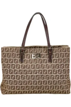 Fendi Pre-owned, Kobieta, brązowy, ONE SIZE, Skóra, Pre-owned Canvas fendi-bags