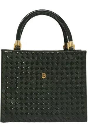 Bally Pre-owned, Kobieta, Zielony, ONE SIZE, Skóra, Pre-owned Skórzane torebki