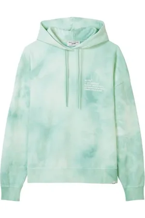 Marc O’ Polo Bluzy, Kobieta, Zielony, M, Len, Bluza z kapturem Długi rękaw GMT