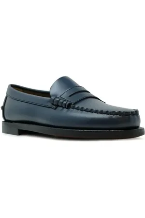 SEBAGO Buty, Kobieta, Niebieski, 38 1/2 EU, Niebieskie Skórzane Baletki Eleganckie Obuwie