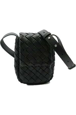 Bottega Veneta Pre-owned, Kobieta, Czarny, ONE SIZE, Skóra, Pre-owned Leather crossbody-bags